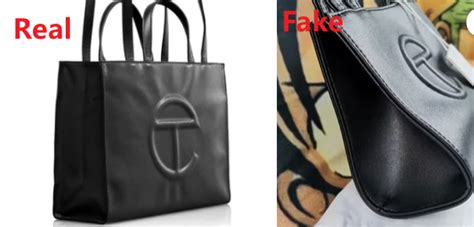 real vs fake telfar bag